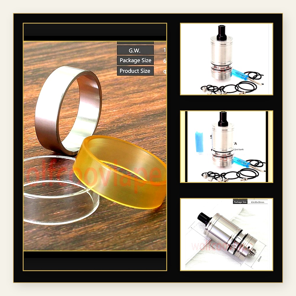 Vaping Air - ولف كولفيب ليندي RTA - خزان