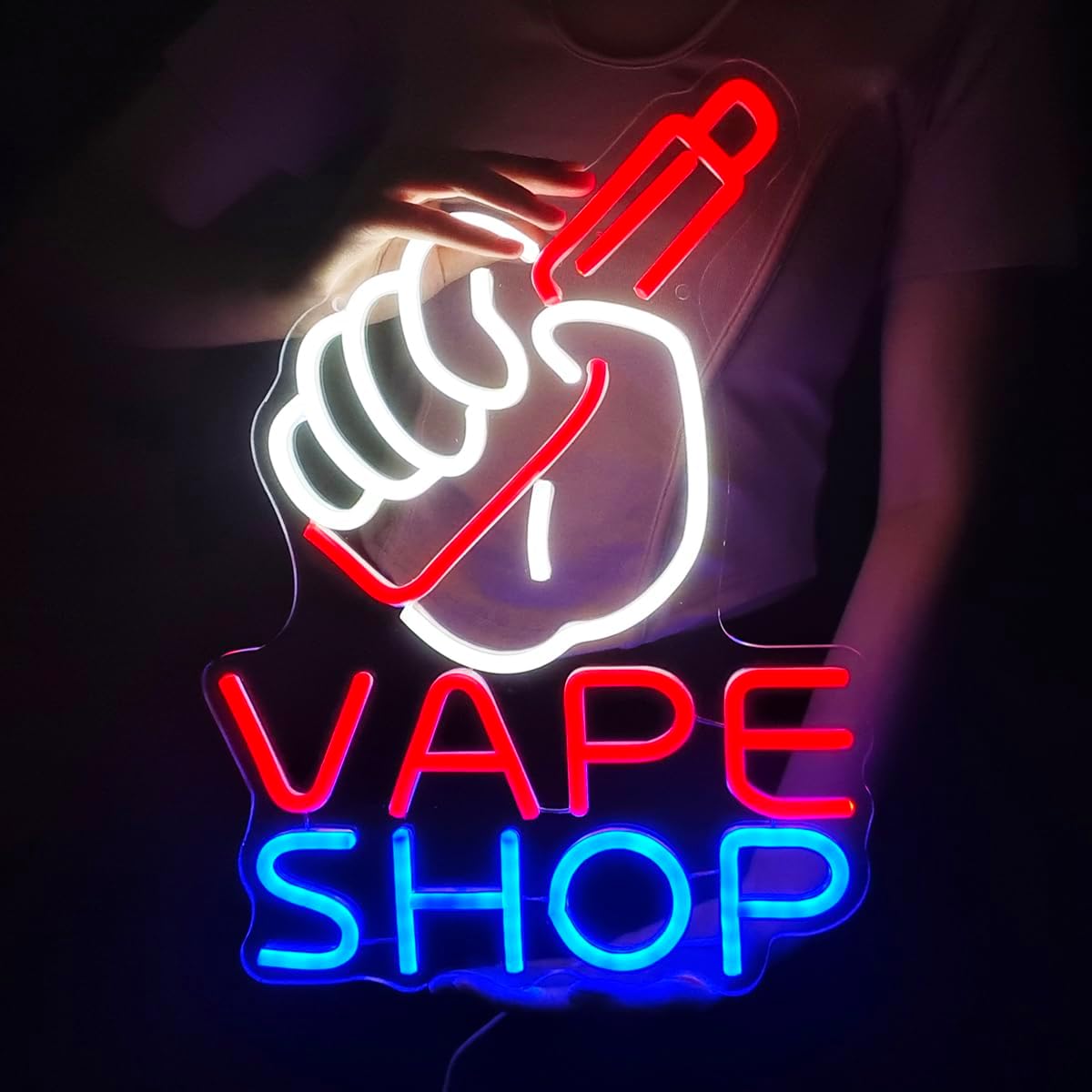 لافتة نيون لمتاجر السجائر الإل - مراجعة Vaping Shop وسعره
