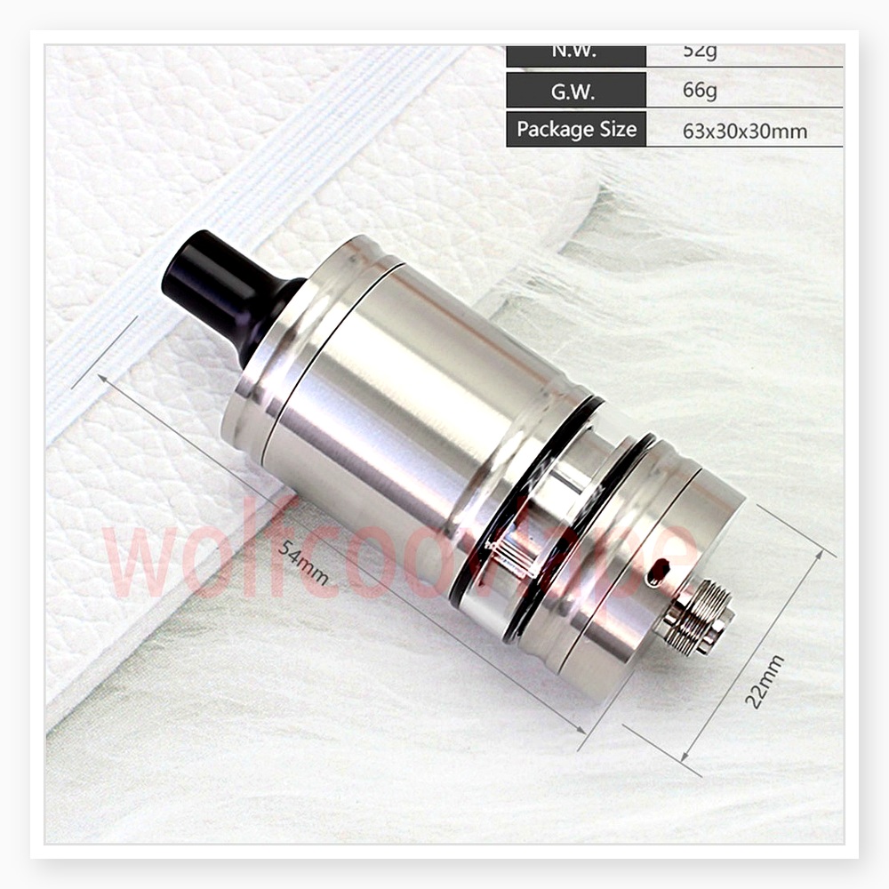 ولف كولفيب ليندي RTA - خزان بخ - مراجعة Vaping Air وسعره