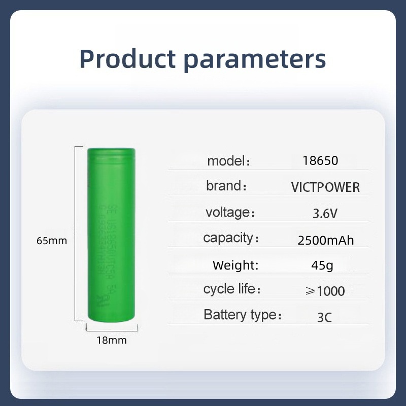 Victpower بطارية أصلية عالية ا - مراجعة Vape Battery 18650 وسعره