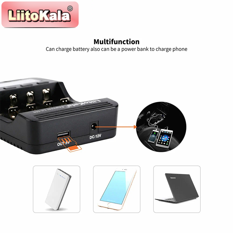شاحن بطاريات LiitoKala Lii-500 - مراجعة Vape Battery 18650 وسعره